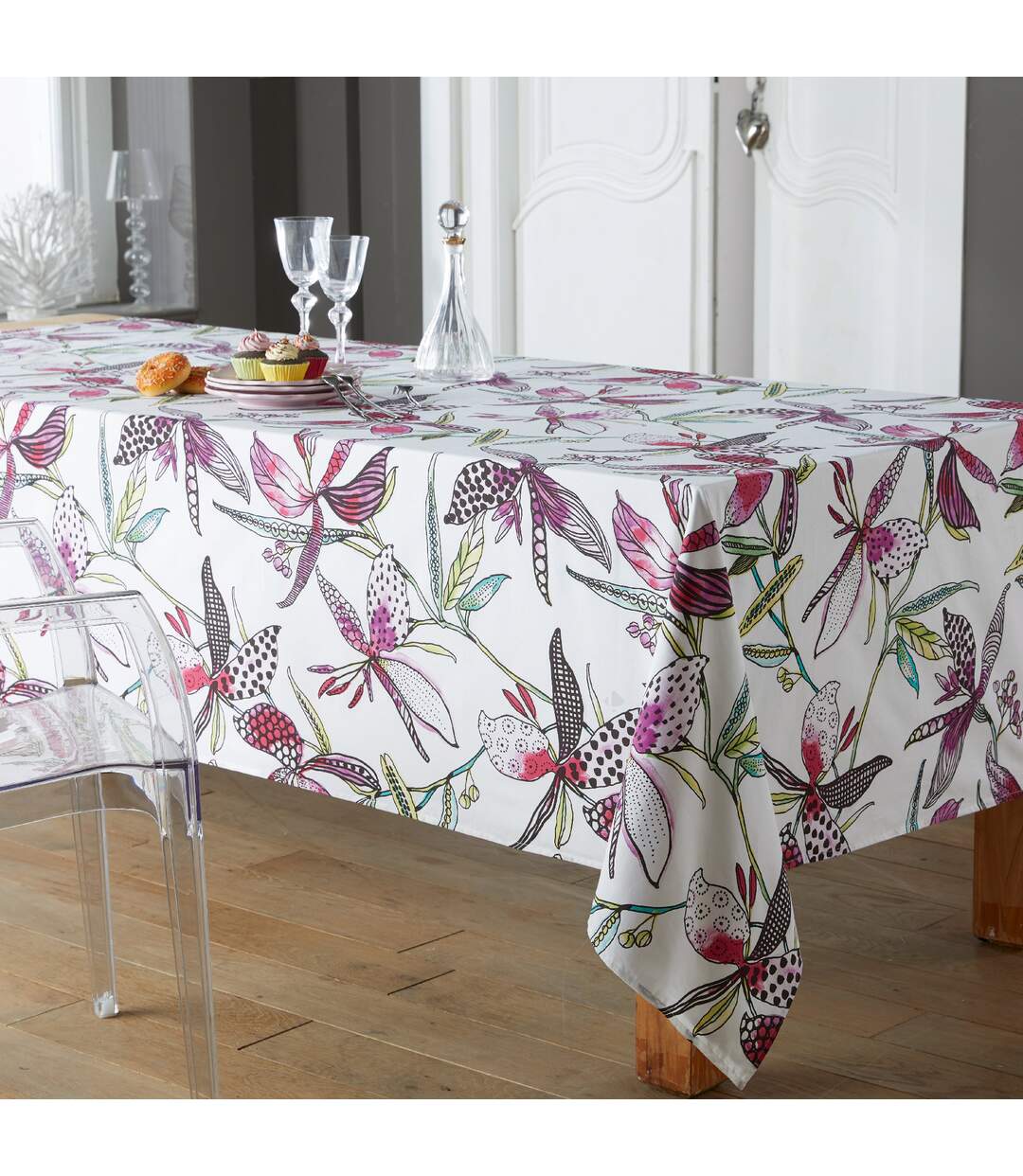 Nappe coton enduite PARADIS Rectangulaire-3