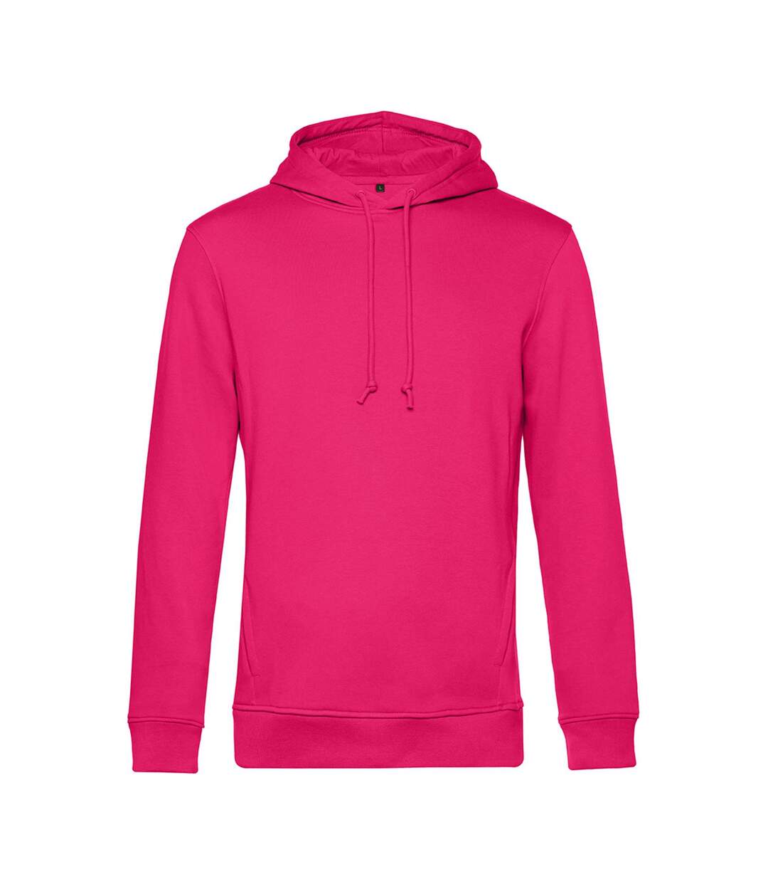 Pull À Capuche Biologique Pour Hommes Magenta Vif B&C-1