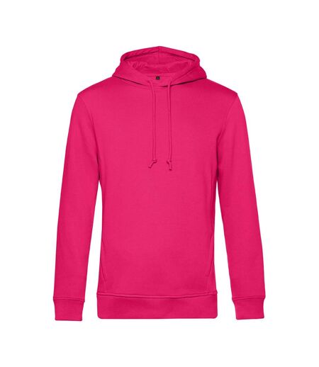 Pull À Capuche Biologique Pour Hommes Magenta Vif B&C
