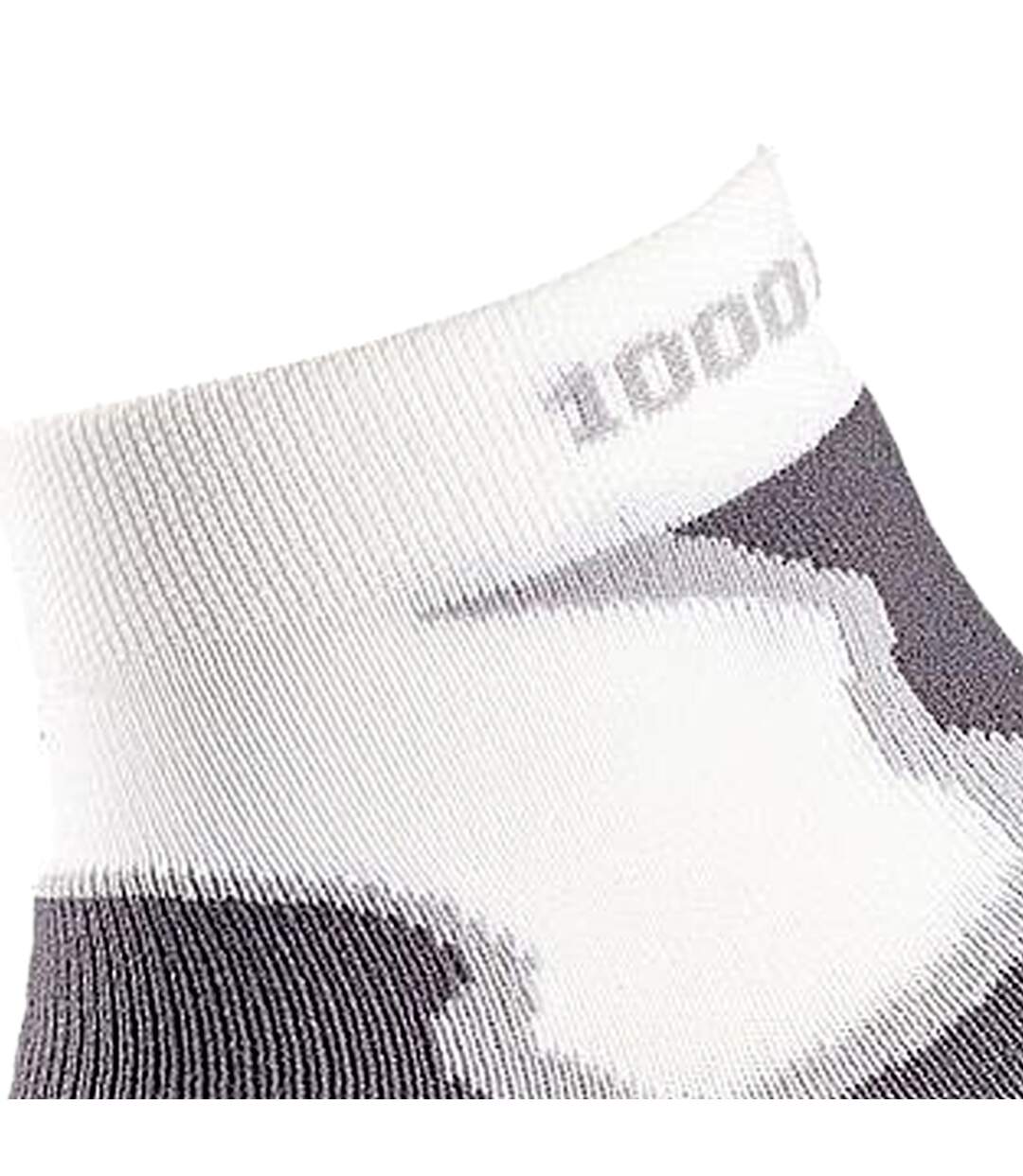 Chaussettes fusion femme blanc / gris 1000 Mile-3