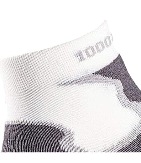 1000 Mile Womens/Ladies Fusion Socks (White/Grey) - UTRD1062
