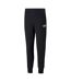 Womens/ladies Essential Jogging Bottoms Black Puma-1