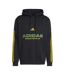 Sweat À Capuche Sport Motif/style À Rayures House Of Tiro Nations Pack Adulte Noir Jaune Or Adidas-2