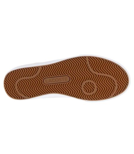 Mens trackserve suede trainers off white Lacoste