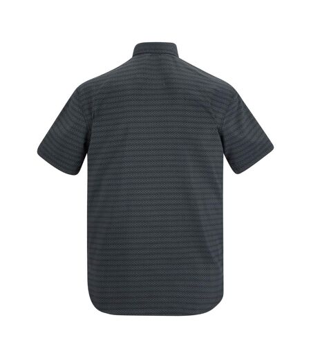 Chemise Manches Courtes Motif/style Triangle Mindano Homme Gris Foncé Imprimé Regatta