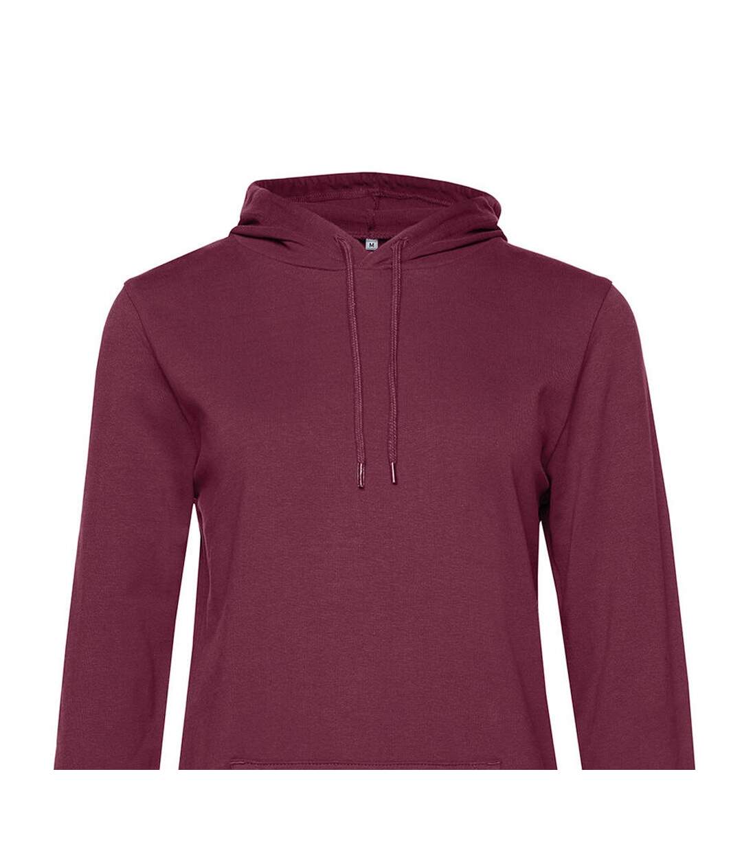 Sweat À Capuche Femme Bordeaux B&C-2