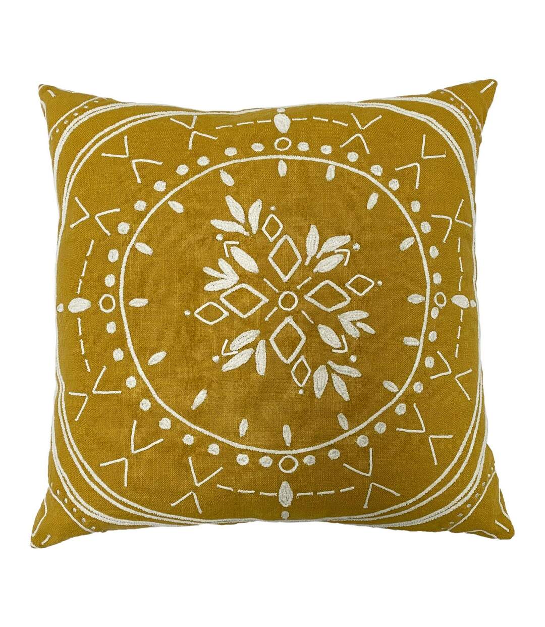 Mandala cushion cover one size ochre yellow Furn