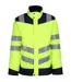 Mens Hi-vis Safety Jacket Yellow Navy Regatta-1