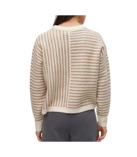 Pull beige/écru femme vero moda ranus