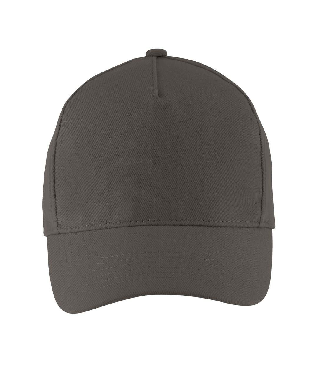 Casquette De Baseball Long Beach Gris Carbone SOLS-1