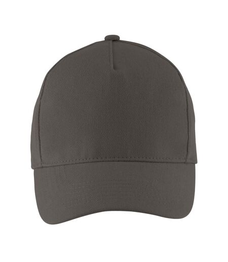 Casquette De Baseball Long Beach Gris Carbone SOLS
