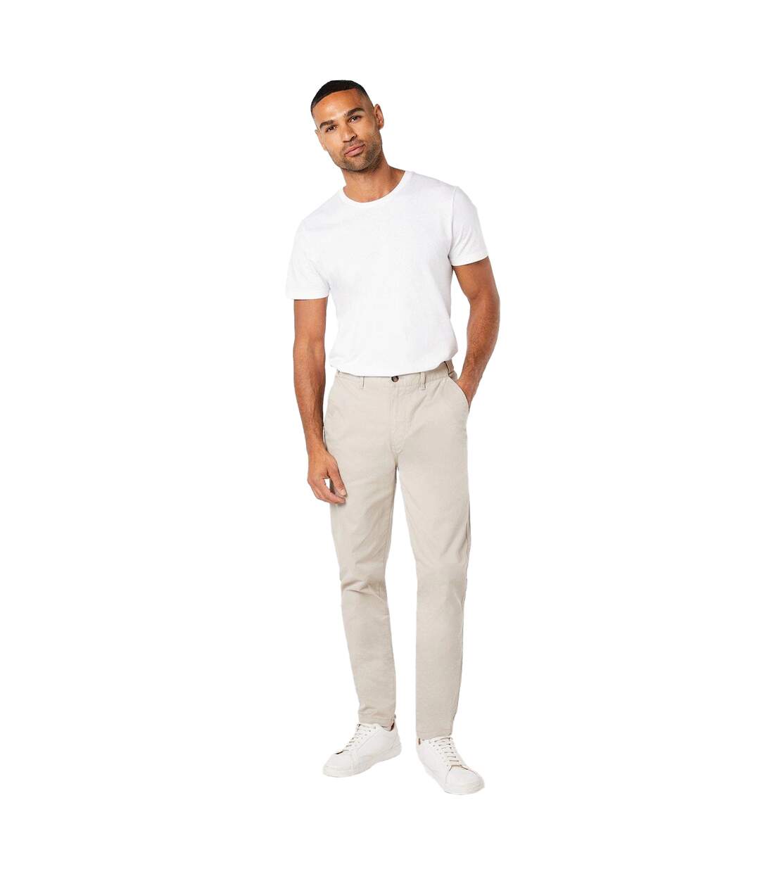 Chino homme beige pâle Maine-3