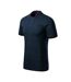 Polo Motif/style Losange Premium Homme Bleu Marine Malfini-3