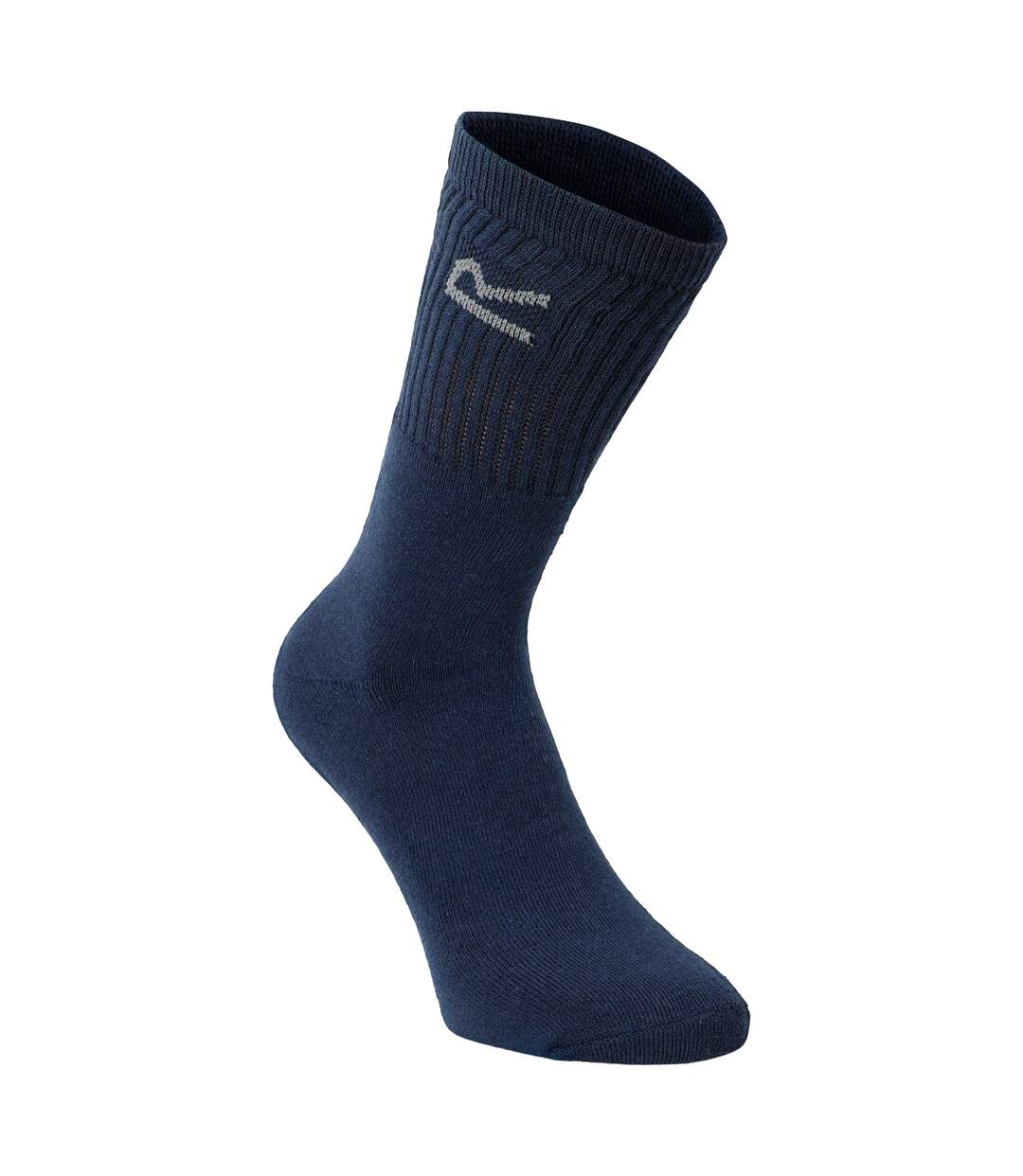 Pack Of 3  Great Outdoors Mens Cotton Rich Casual Socks  Navy Marl Regatta-2