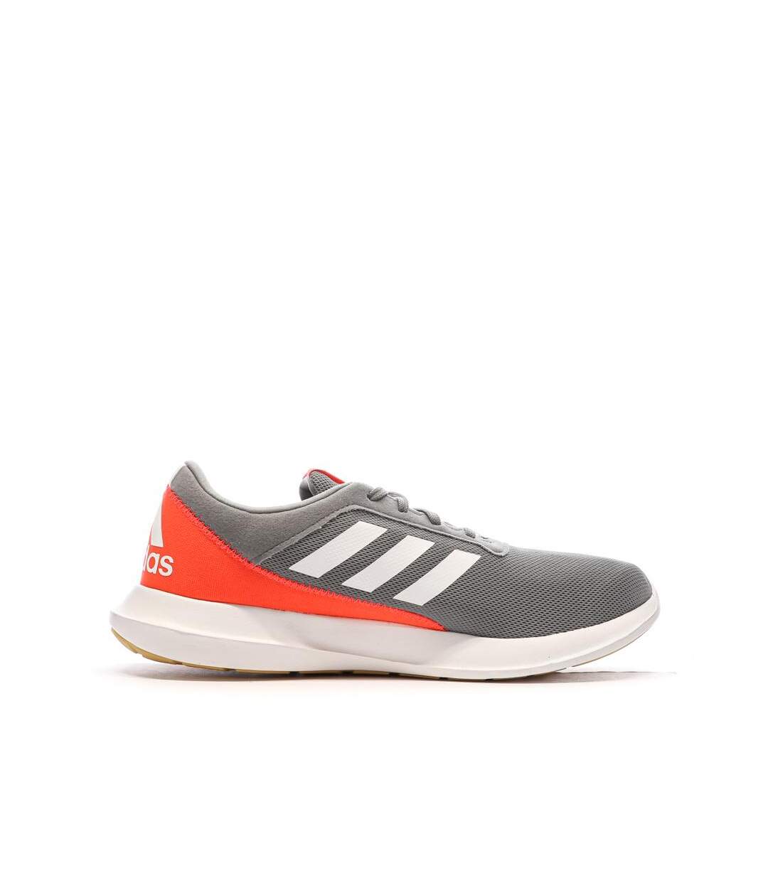 Chaussures de running grises/oranges homme adidas coreracer-2