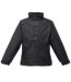 Regatta Mens Waterproof Windproof Jacket (Fleece Lined) (Black)