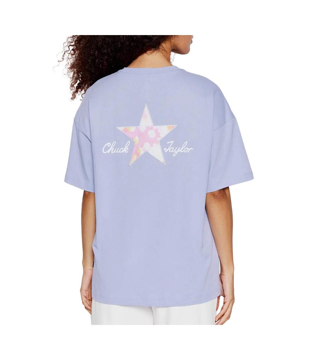 T-shirt Mauve Femme Converse Infill Star - M-2