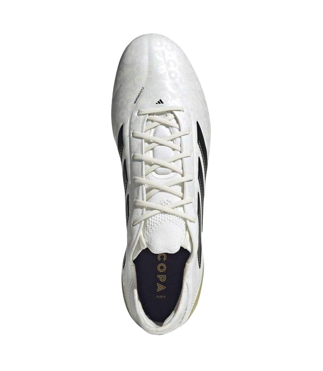 Unisex Adult Copa Pure.3 Leather Soft Ground Football Boots White Adidas-4