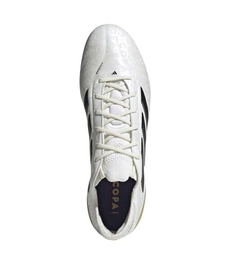 Unisex Adult Copa Pure.3 Leather Soft Ground Football Boots White Adidas