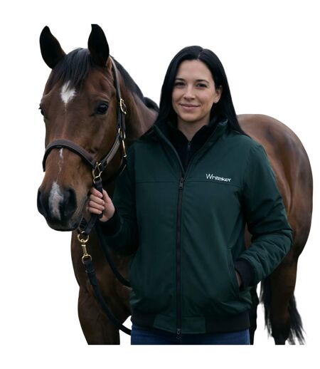 Unisex Adult Wyke Fleece Lined Bomber Jacket Green Whitaker