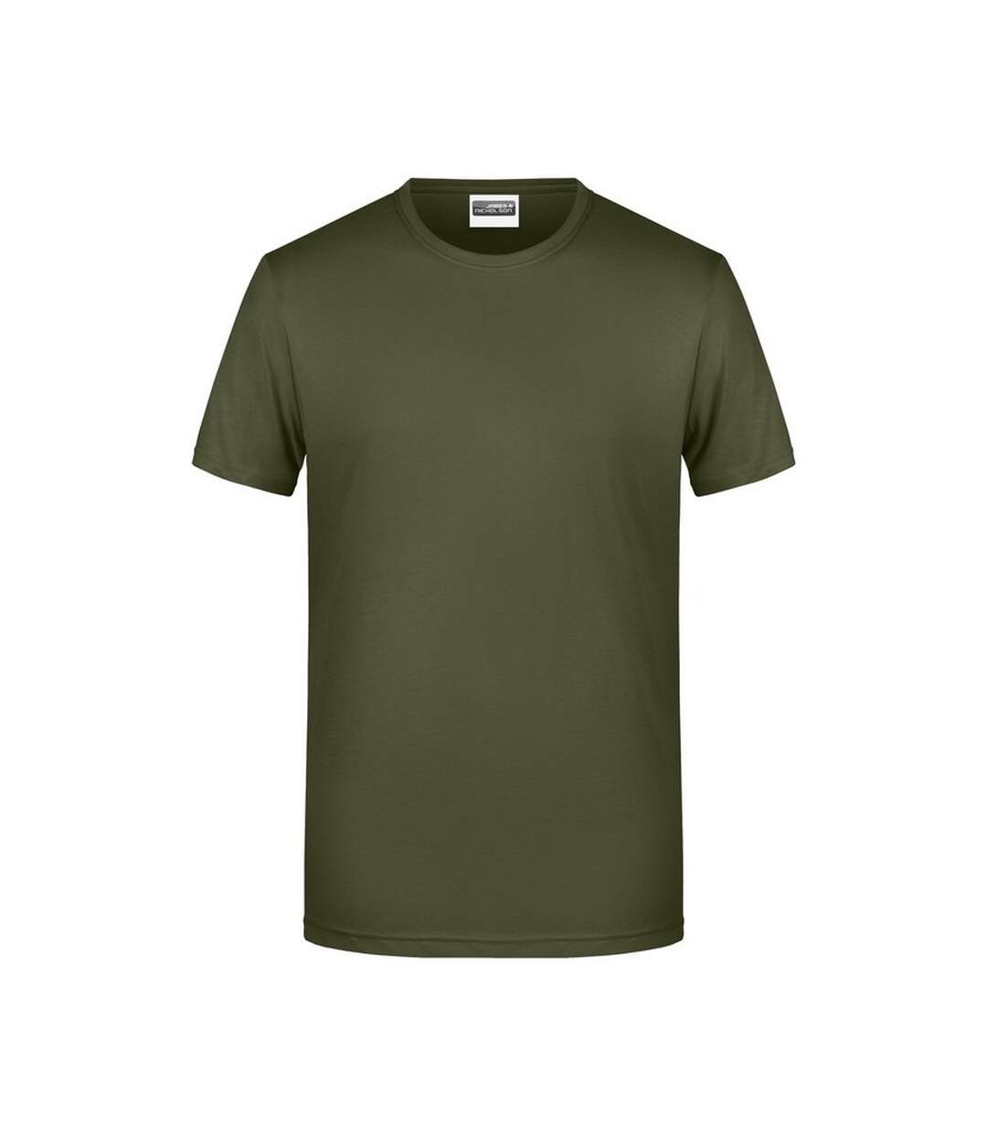 T-shirt Basic Homme Olive James And Nicholson-1