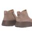 Womens/ladies F-mode Suede Flatform Ankle Boots Grey Fit Flop-2