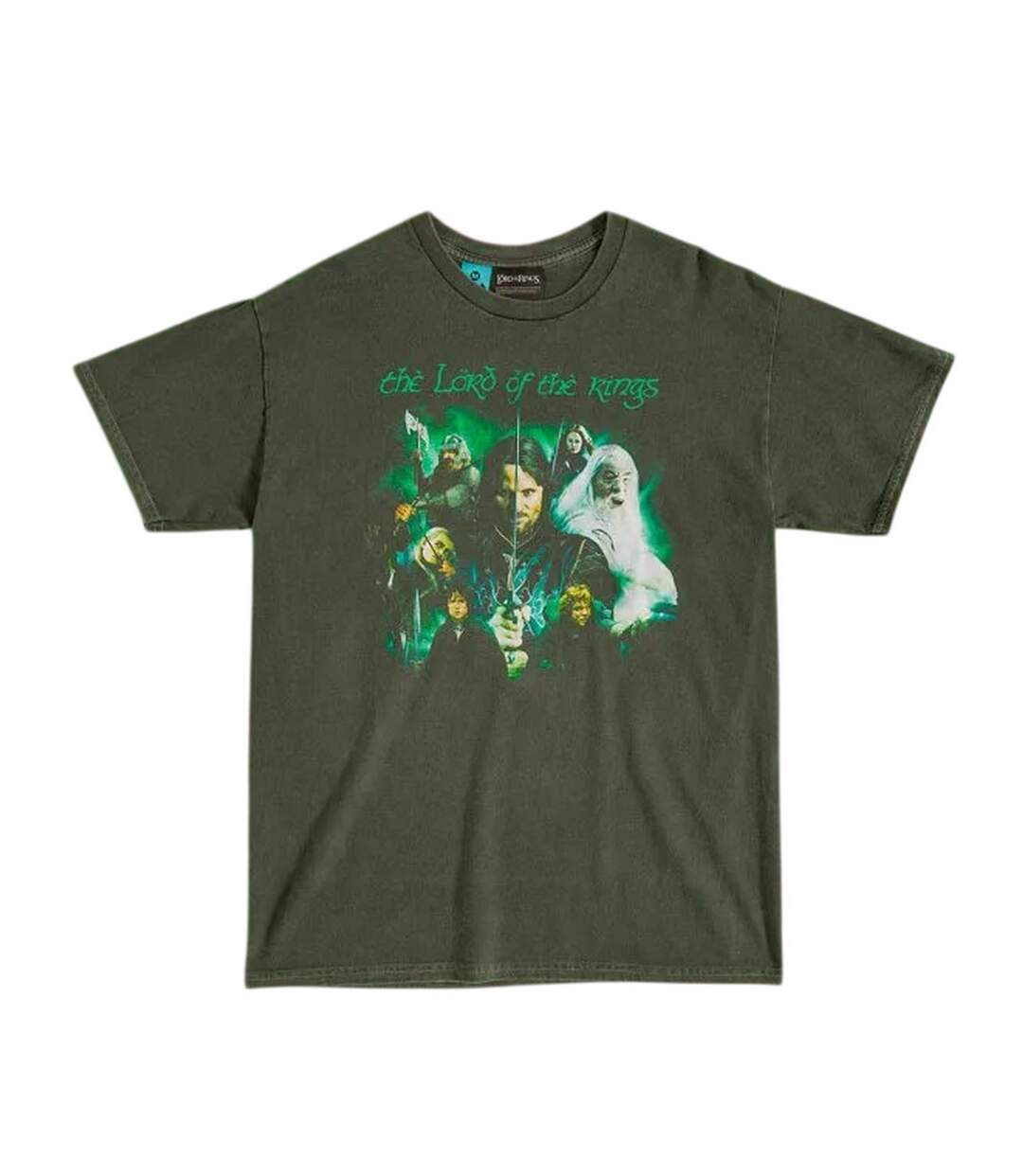 T-shirt Motif/style Super-héros Adulte Vert Sombre The Lord Of The Rings-1