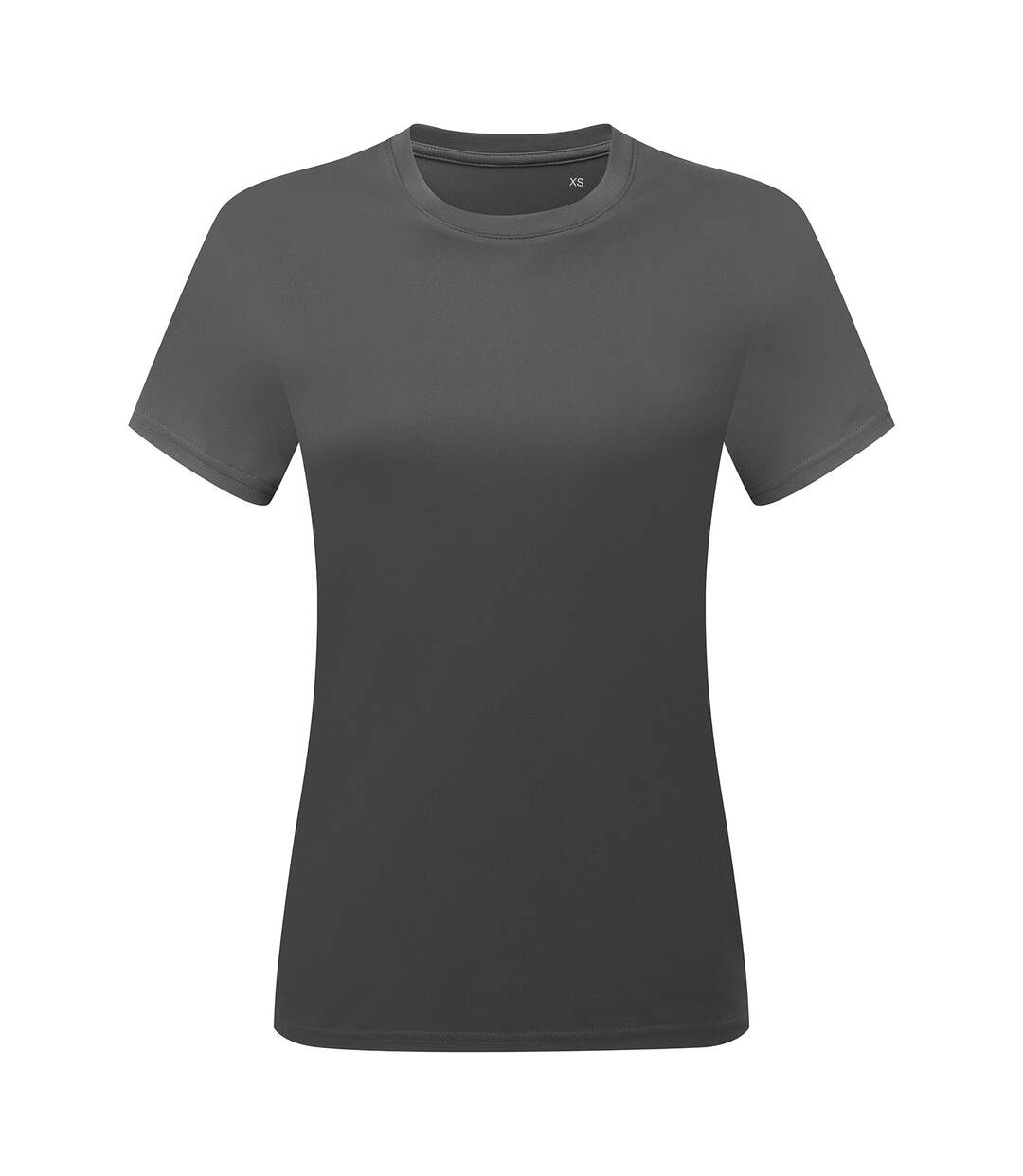 Womens/ladies Ion-charge T-shirt Charcoal TriDri-1