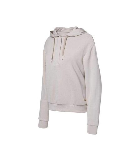 Sweat À Capuche Marico Femme Beige Fitanu