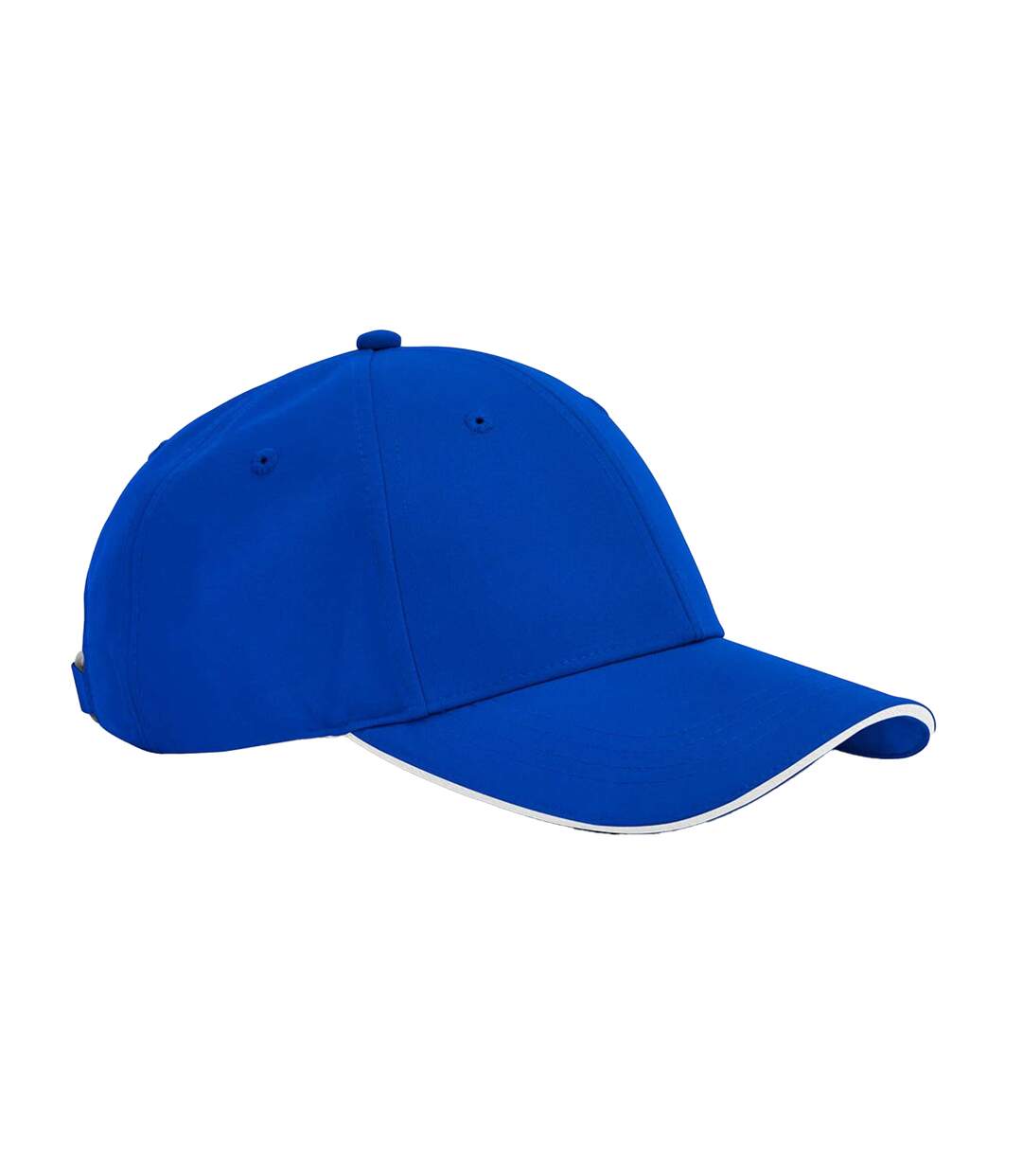Casquette De Baseball Team Sports-tech Bleu Roi Vif Blanc Beechfield-1