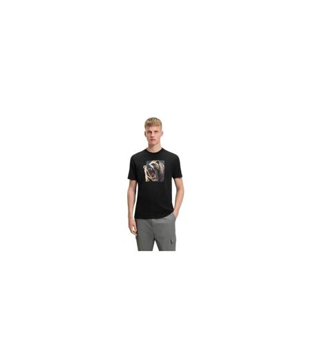 T-shirt Motif/style Doberman Homme Noir Boss