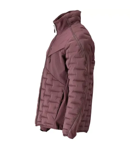 Mens Customised Quilted Jacket Bordeaux Mascot