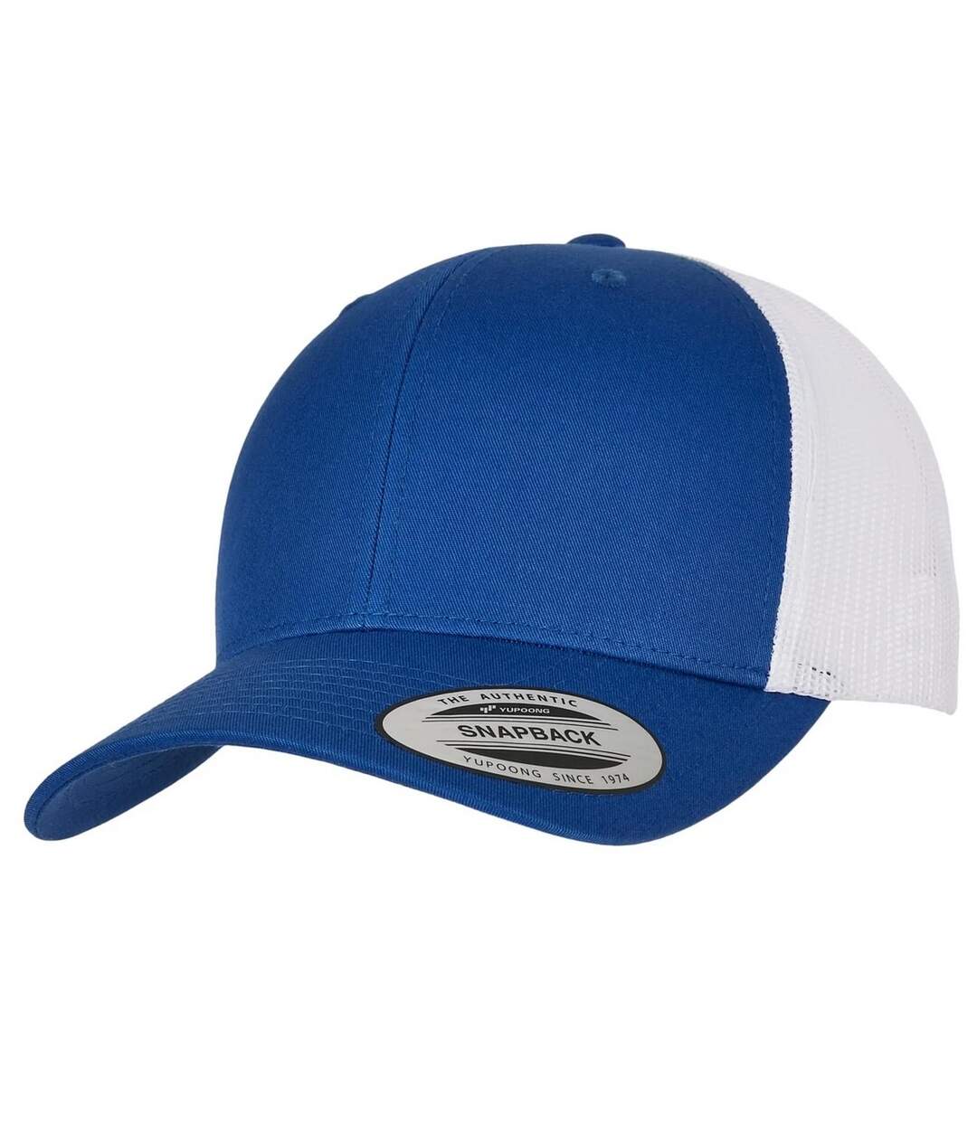 Casquette Trucker Bleu Roi Blanc Flexfit-1