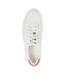 Womens/ladies Katie Low Cut Trainers White Boss-3
