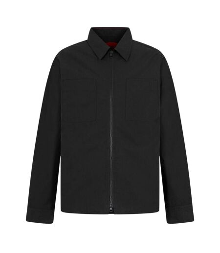 Mens Evalom Oxford Shirt Black Hugo