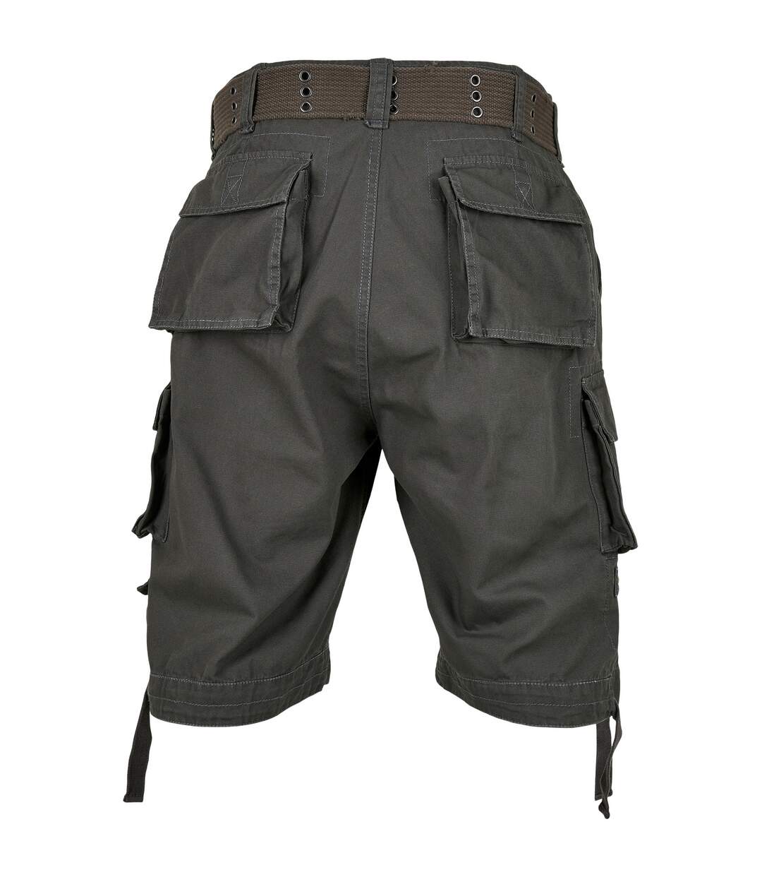 Short À Poches Savage Homme Anthracite Build Your Brand-2
