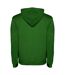 Sweat à capuche urban homme vert kelly / blanc Roly Roly