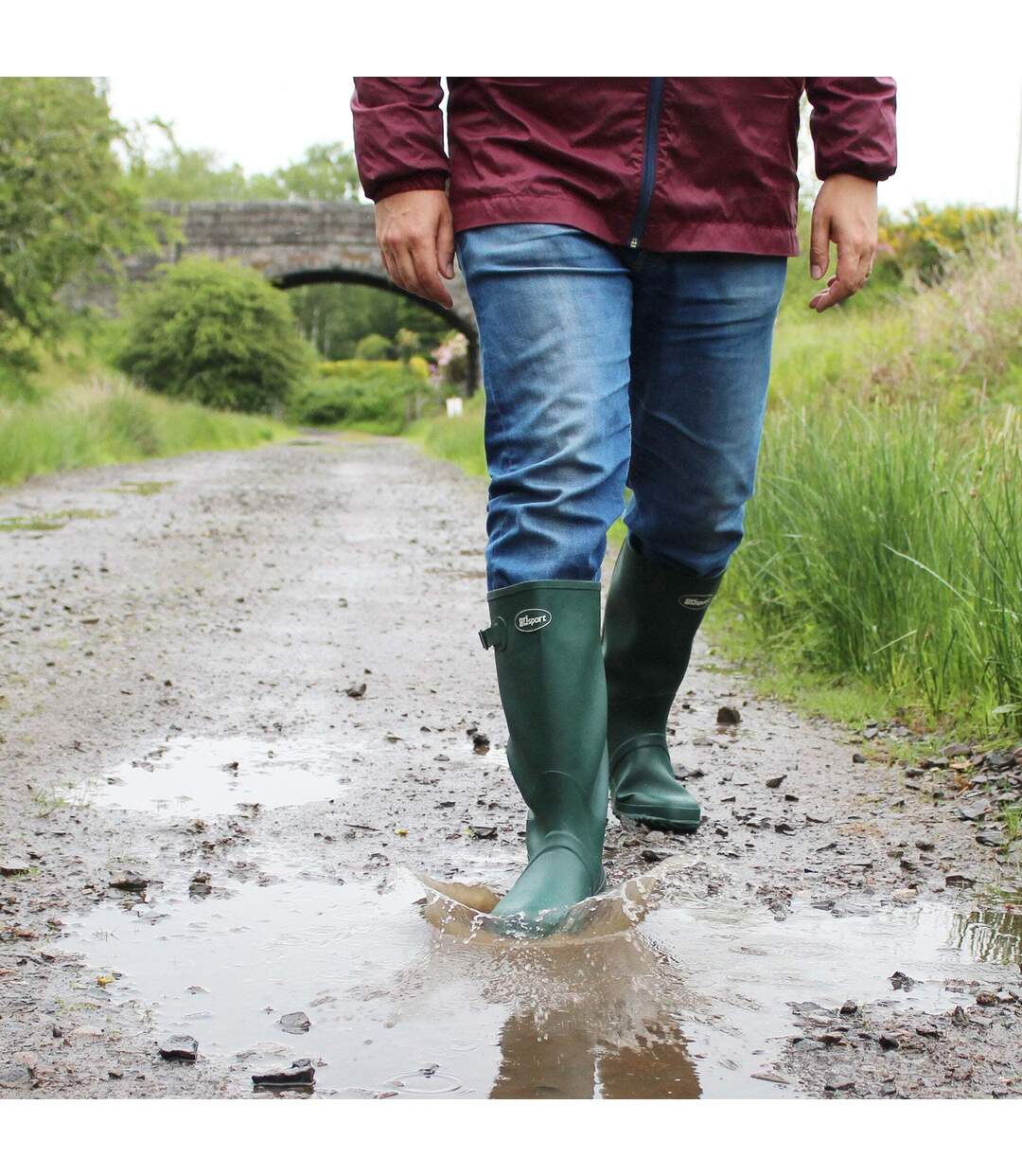Bottes De Pluie Homme Vert Grisport-1
