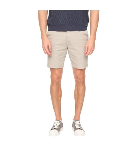 Mens Everett Chino Shorts Light Grey Duck And Cover