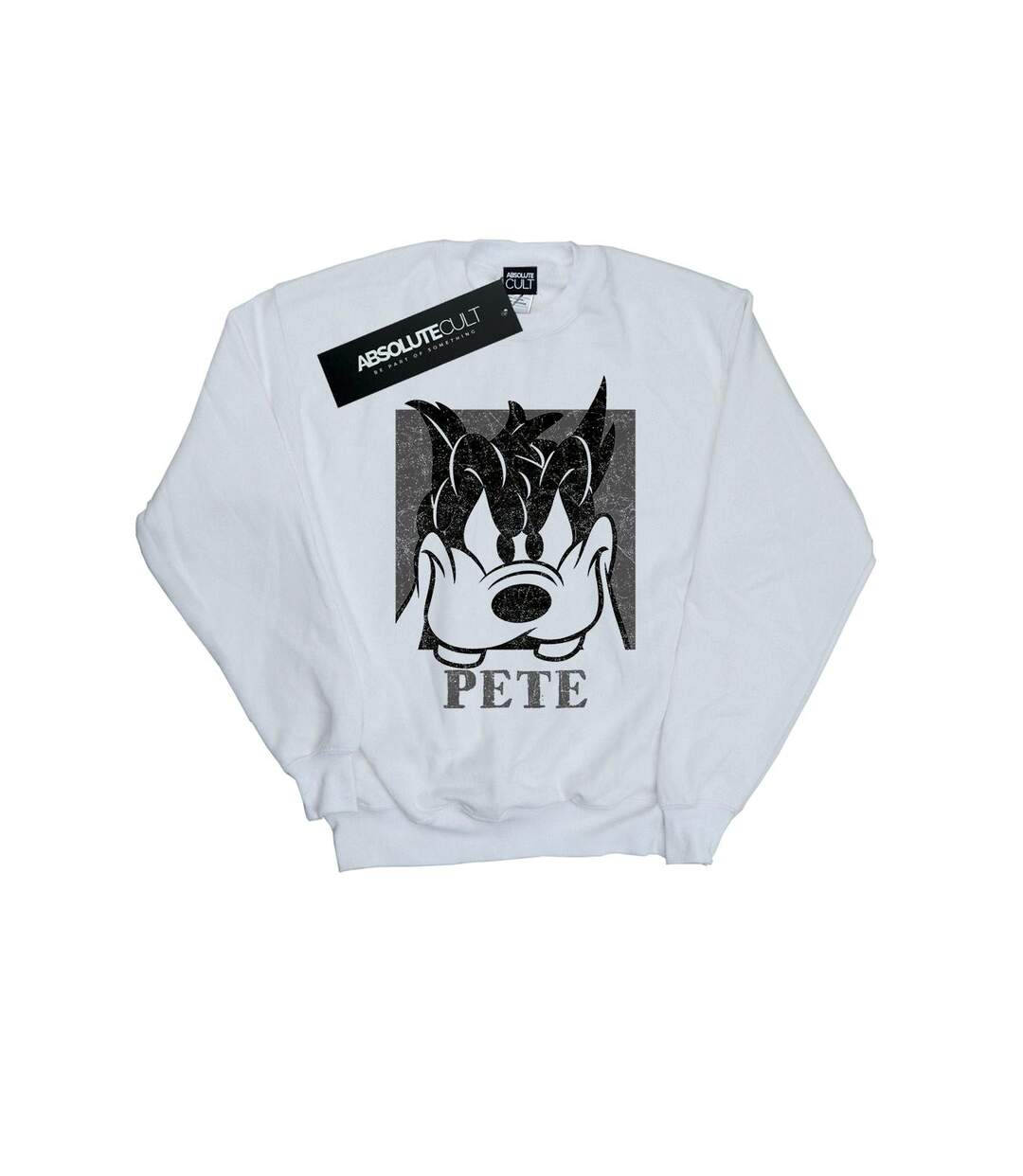 Disney Sweatshirt à tête courte Pete Womens/Ladies (Blanc) - UTBI26932-1