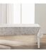 Nappe Imprimé Métallisé Eclipse 145x240cm Blanc-1
