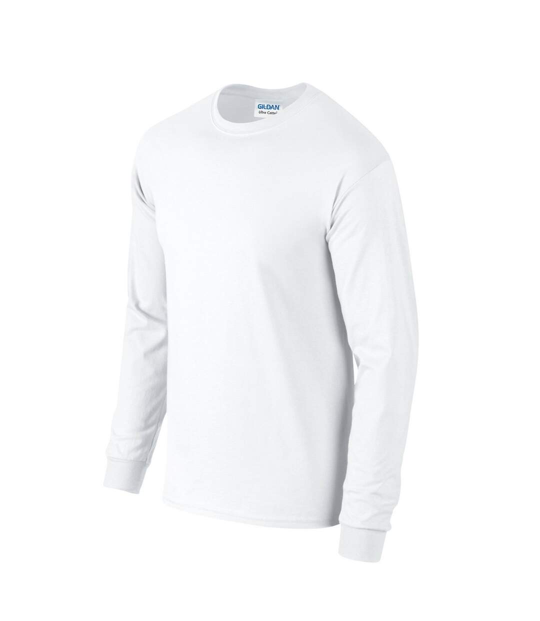 T-shirt Manches Longues Adulte Blanc Gildan-3