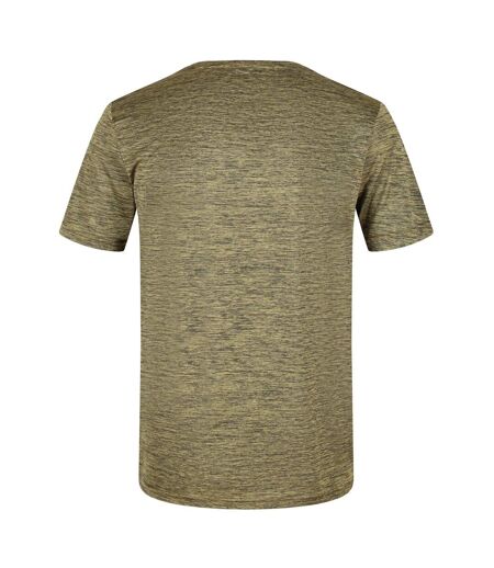 Mens Fingal Edition Marl T-shirt Dark Khaki Regatta