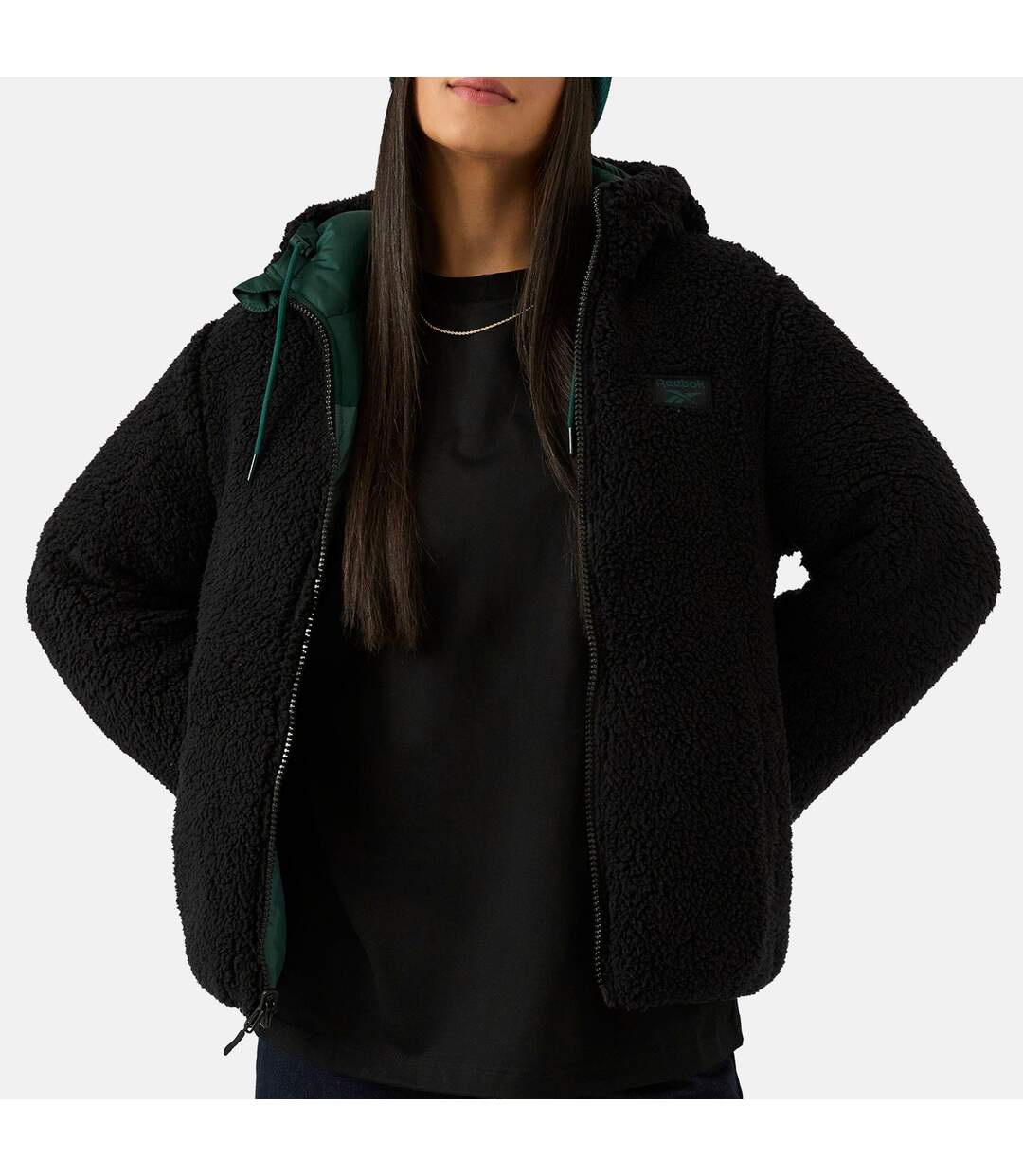 Doudoune Femme Vert Foncé Reebok-2