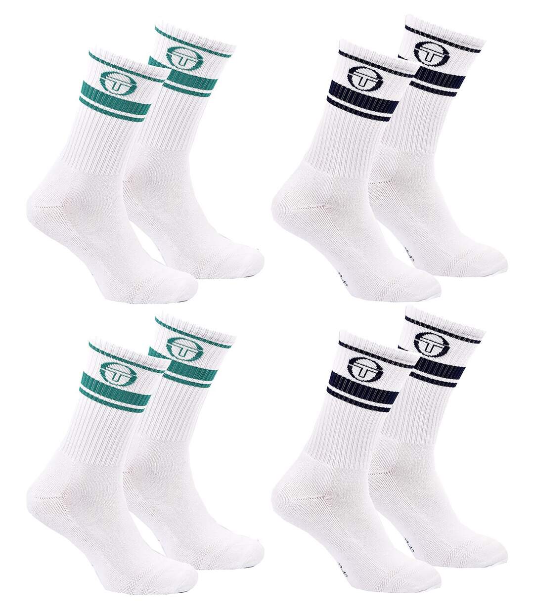 Chaussettes TENNIS SERGIO TACCHINI PREMIUM 2487 CREW B-1