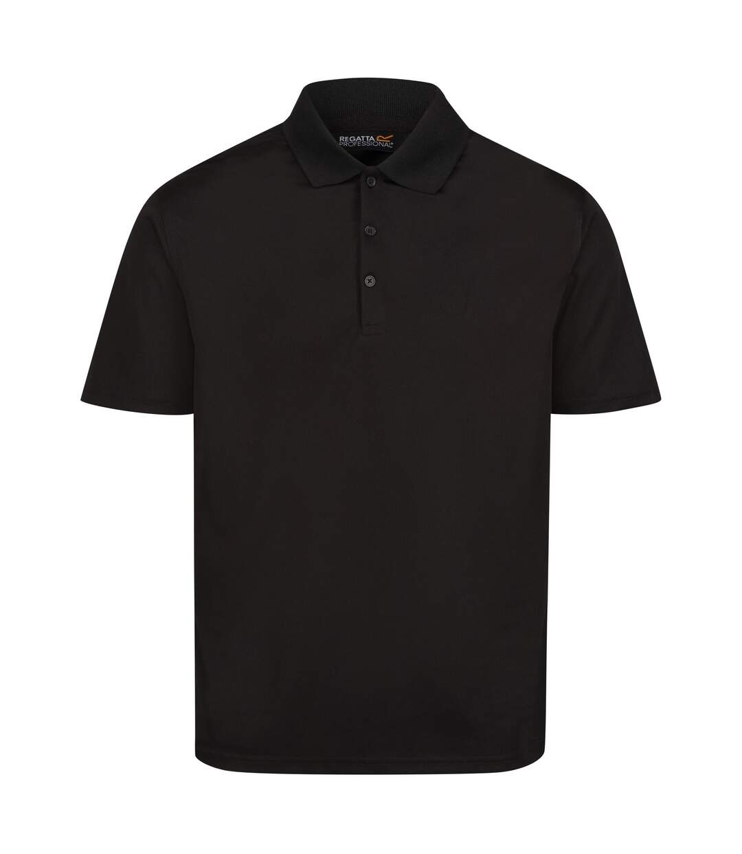 Mens pro moisture wicking polo shirt black Regatta