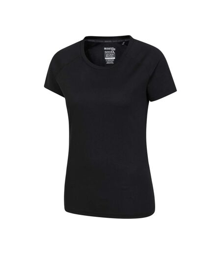 T-shirt endurance femme noir Mountain Warehouse