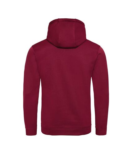 Sweat à capuche adulte bordeaux Awdis