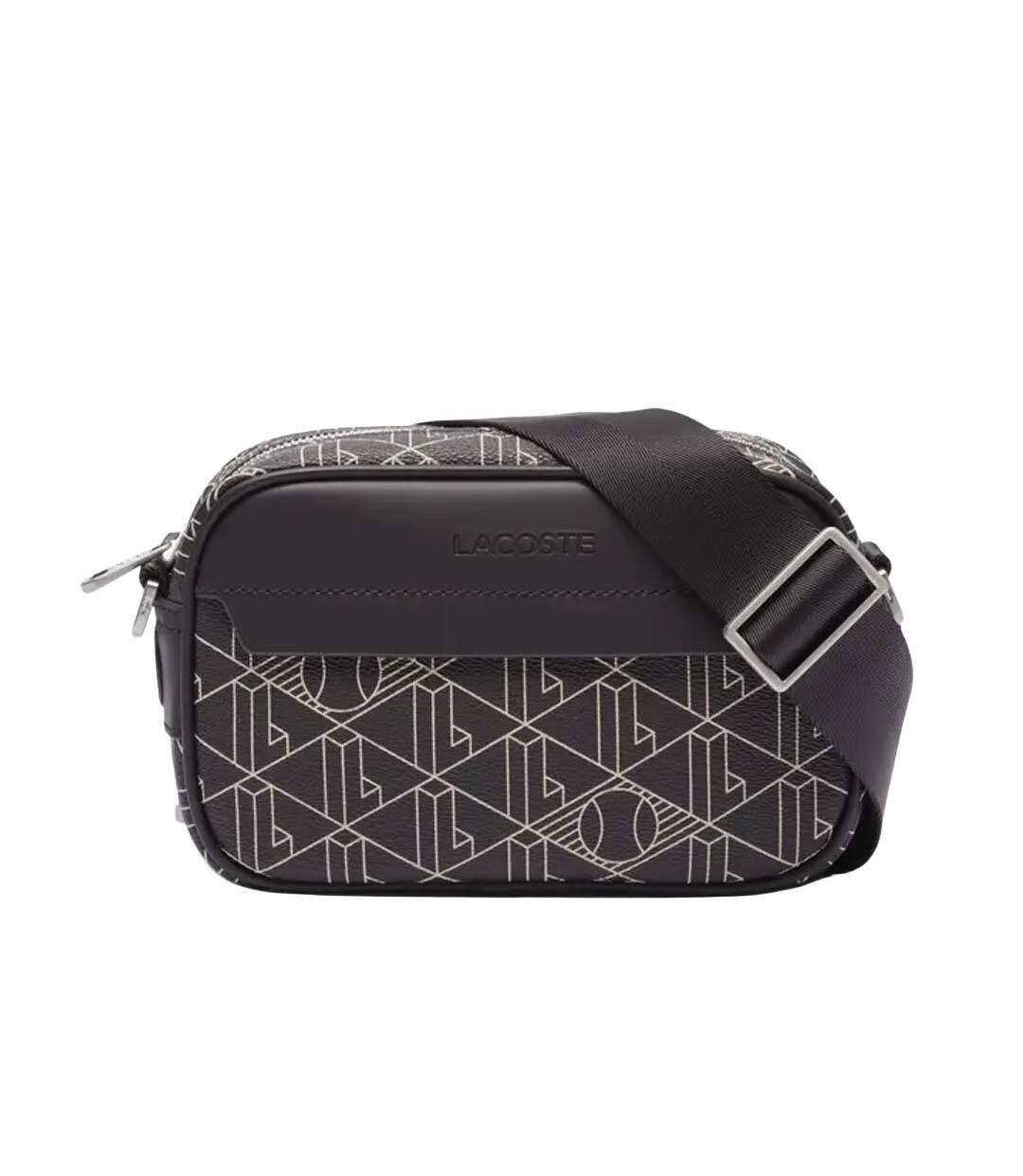 Sacoche noir homme lacoste the blend-2