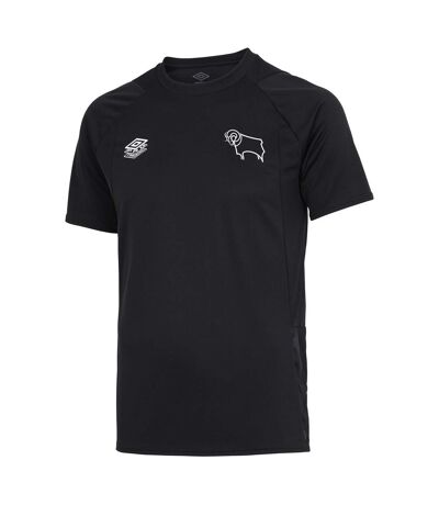 Umbro Unisex Adult 22/23 Derby County FC Training Jersey (Black/Carbon)